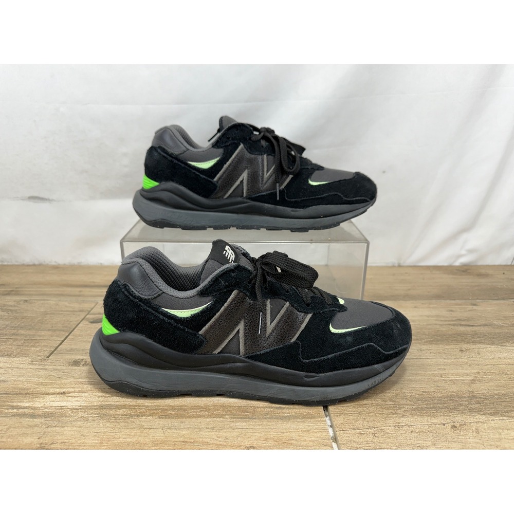 New Balance 57/40 Mens Sneakers Black‎ Neon Green M5740GHC Size 10.5
